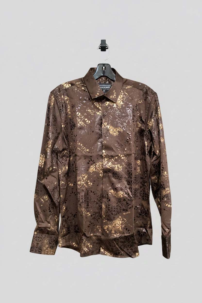3610 LAM4478 Casual Long Sleeve Coffee