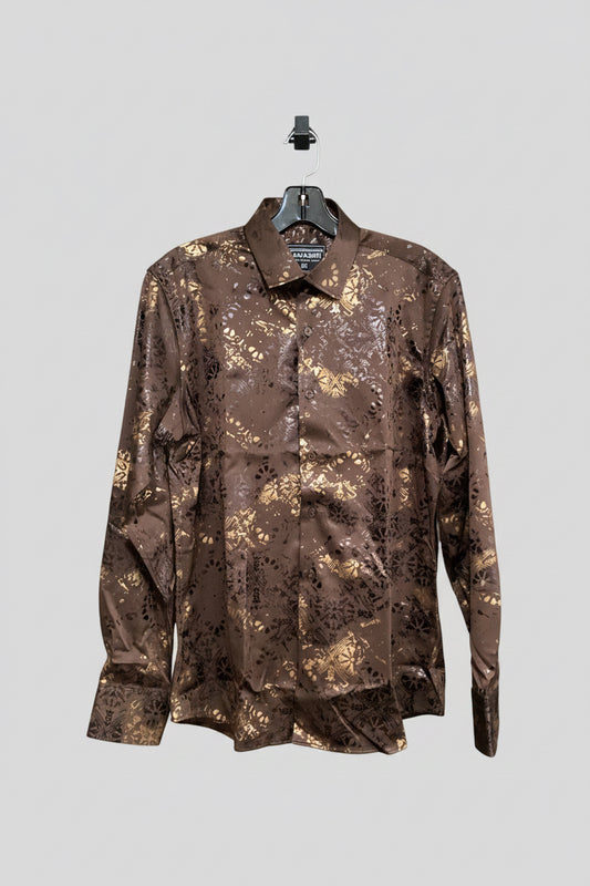 3610 LAM4478 Casual Long Sleeve Coffee