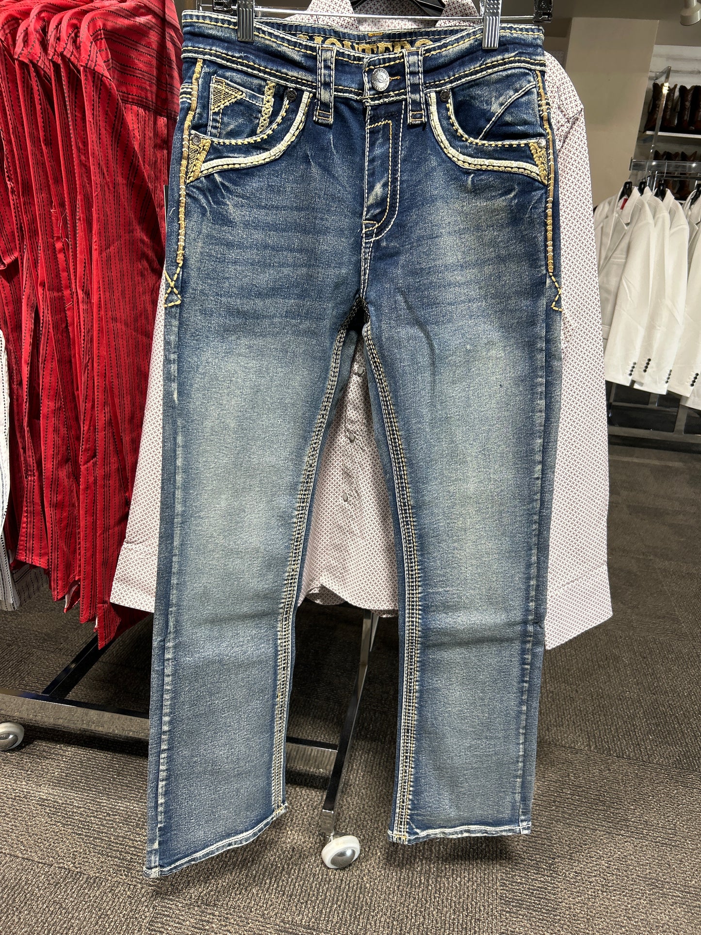 MT39501 Modern Boot CutStretch Med Blue