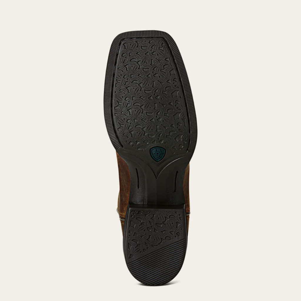 10018528 Round Up Wide Square Toe Western Boot Ariat