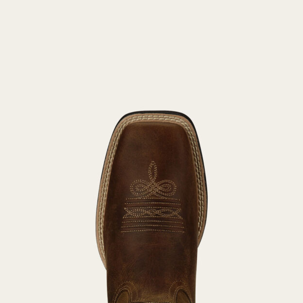 10018528 Round Up Wide Square Toe Western Boot Ariat