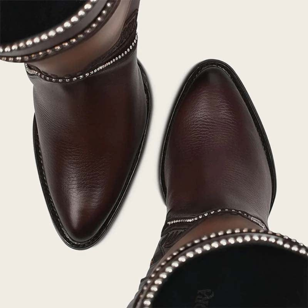 CU583 Damasco Chocolate Embroidery Boot Cuadra
