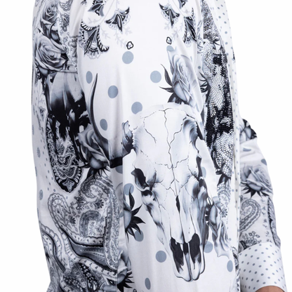 5SPR13 Zhuhai Rhinestone Long Sleeve Shirt Barabas