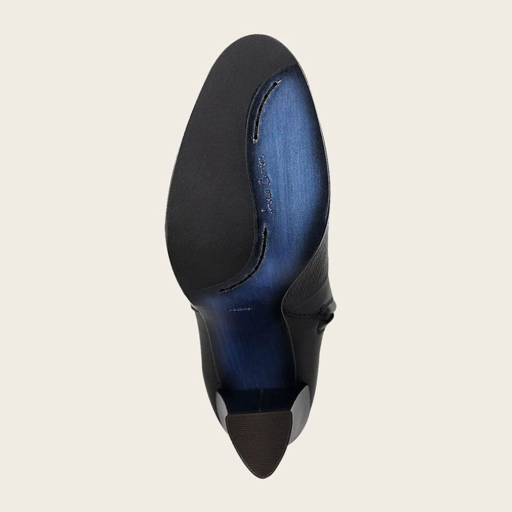 FC887 Black Deer Zipper Boot Cuadra