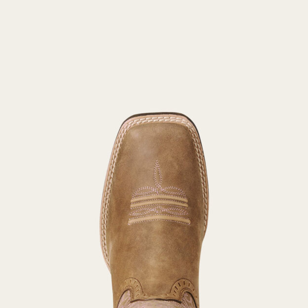 10019906 Round Up Remuda Wide Square Toe Western Boot Ariat