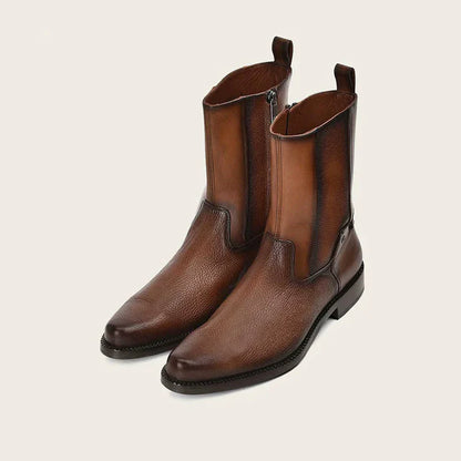 FC660 HONEY DEER ZIPPER CASUAL ANKLE BOOT