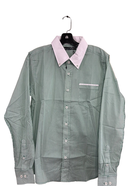 LJ308-L Mens Long Sleeve Shirt Green