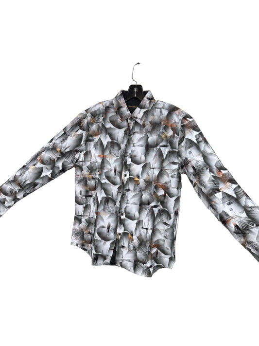 3116 NK Stone Long Sleeve Shirt White