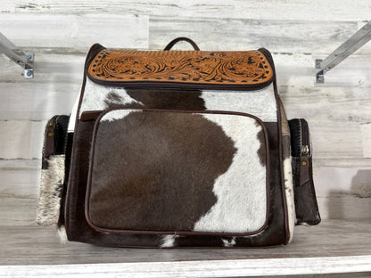 Cowhide Backpack