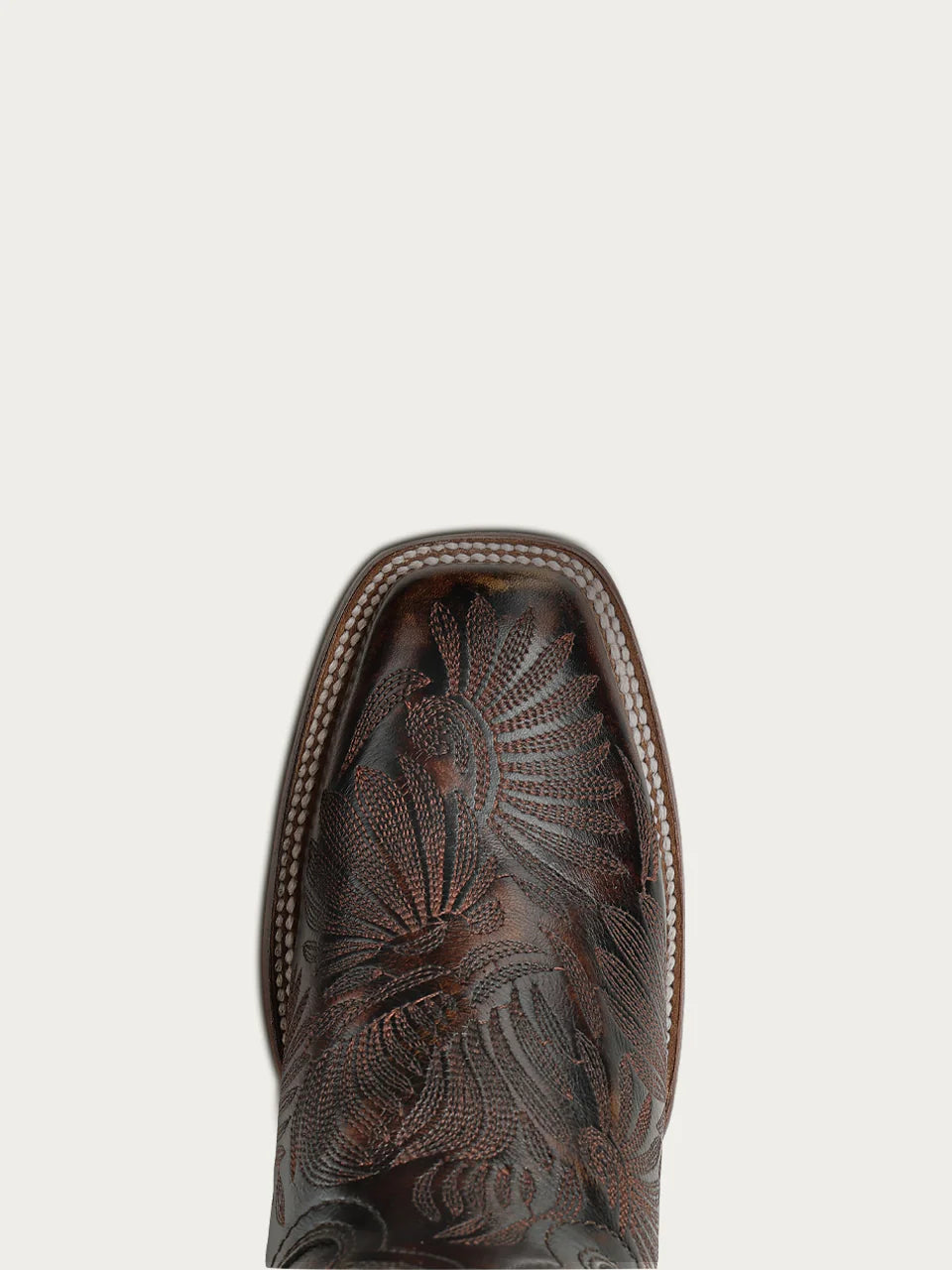 A4848 LD Black/Honey Floral Petal SQ. Toe