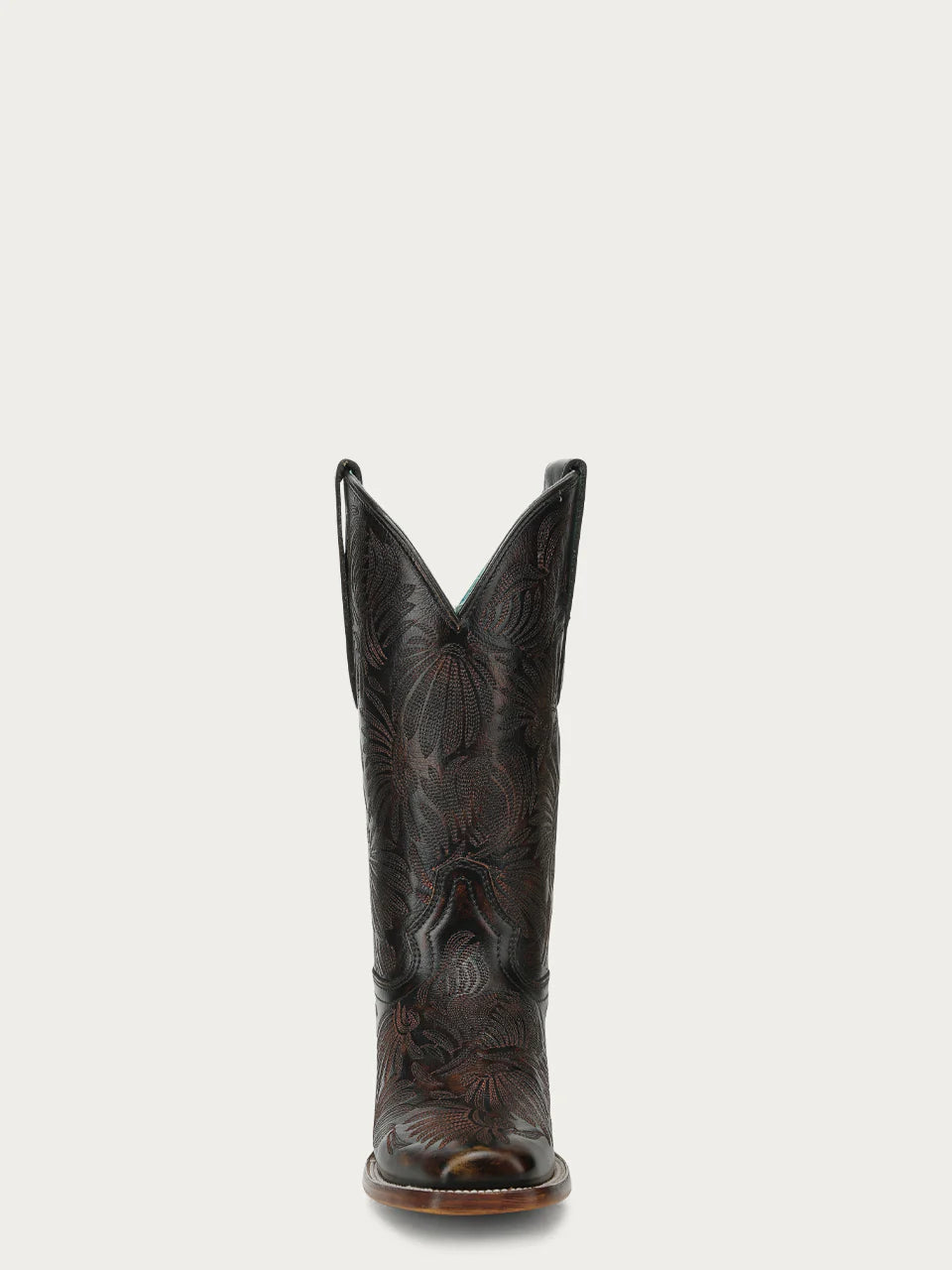 A4848 LD Black/Honey Floral Petal SQ. Toe