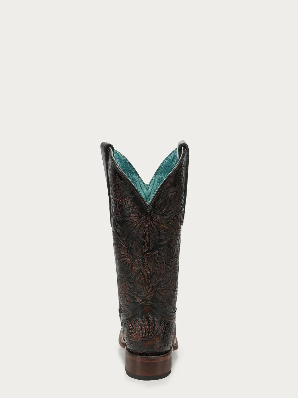 A4848 LD Black/Honey Floral Petal SQ. Toe