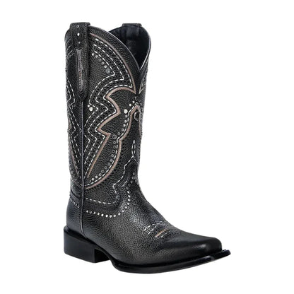 CU991 LD BLACK LASER & STUDS & WOVEN