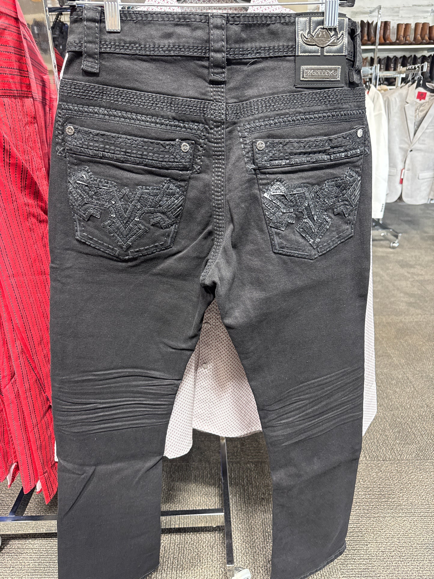 MT39501 Modern Boot Cut Stretch Black