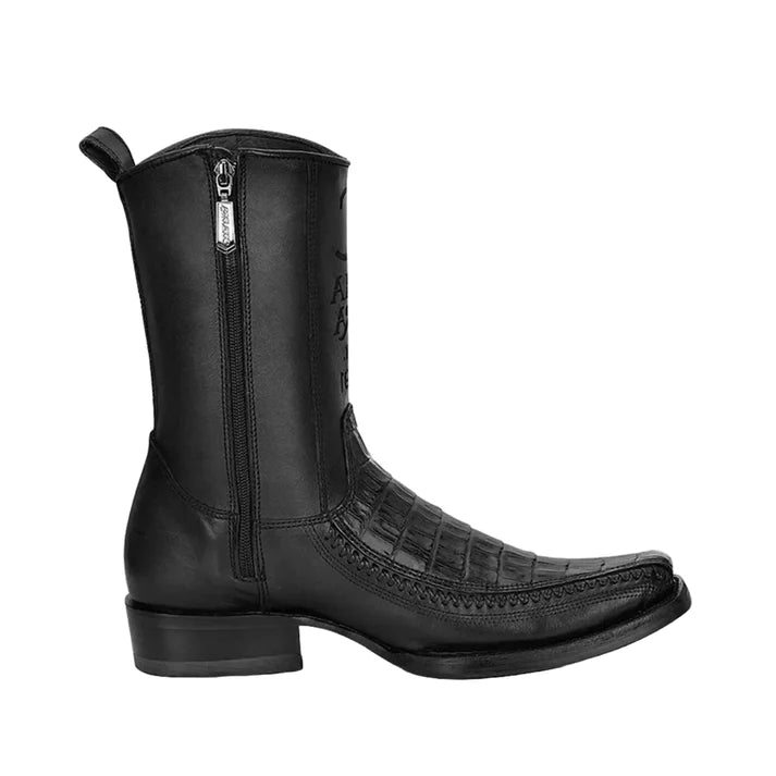 CU805 MN BLACK CAIMAN NARROW SQ  TOE