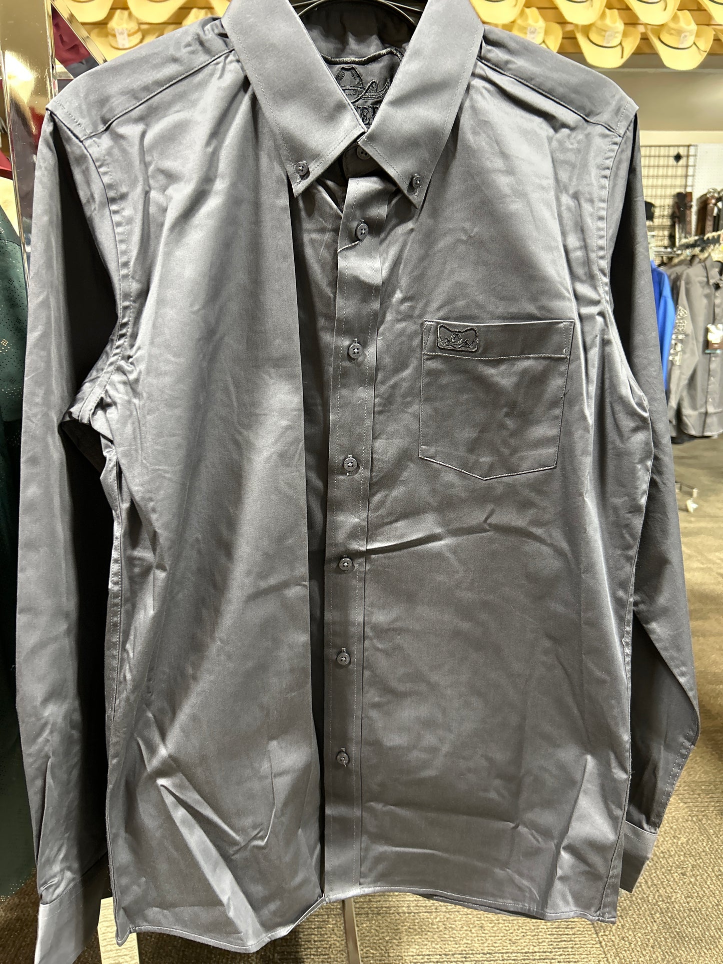 52139 MT0463 Long Sleeve Shirt Charcoal