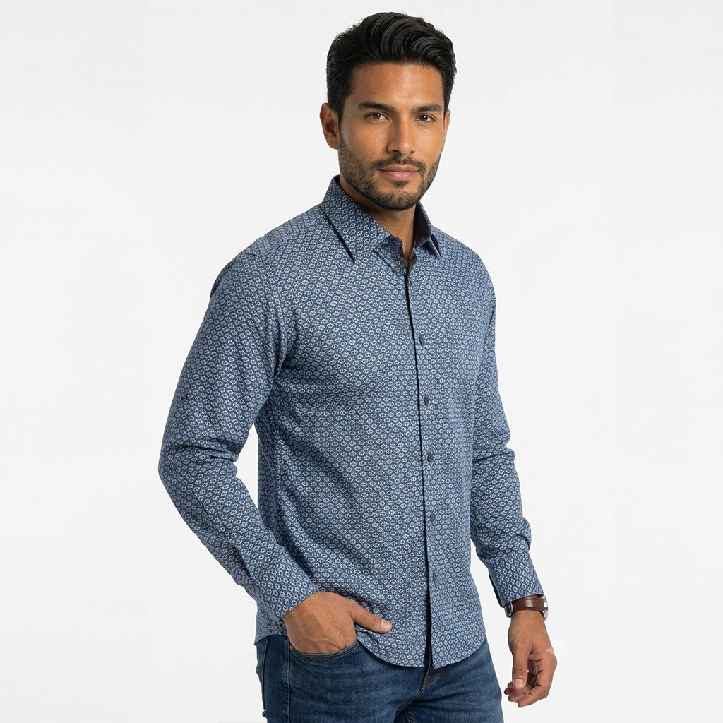 DCC-89 L/S 1022 – Maximos Printed Long Sleeve Shirt