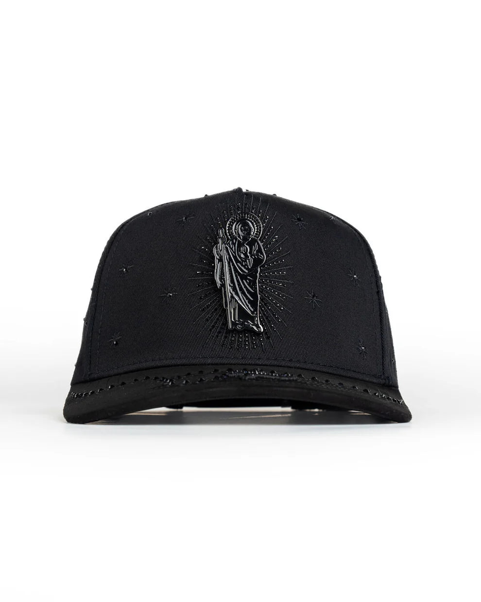 San Judas Total Black Cap