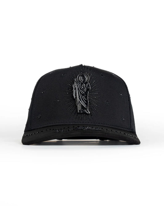 San Judas Total Black Cap