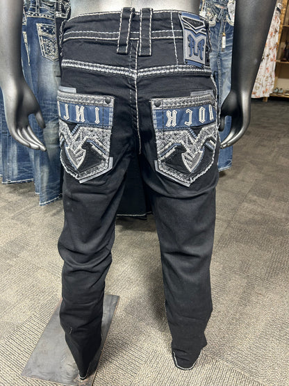R-382 Rock Shield Black Jean — Rock In LA