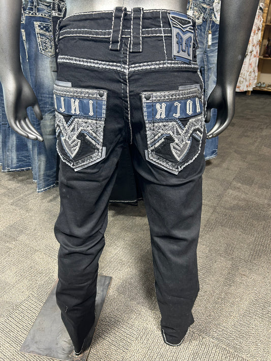 R-382 Rock Shield Black Jean — Rock In LA