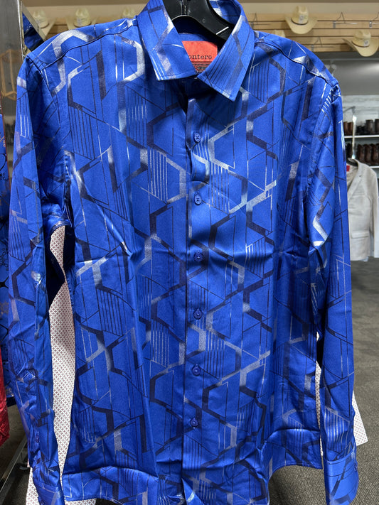 52667 MT0830 Long Sleeve Shirt Royal