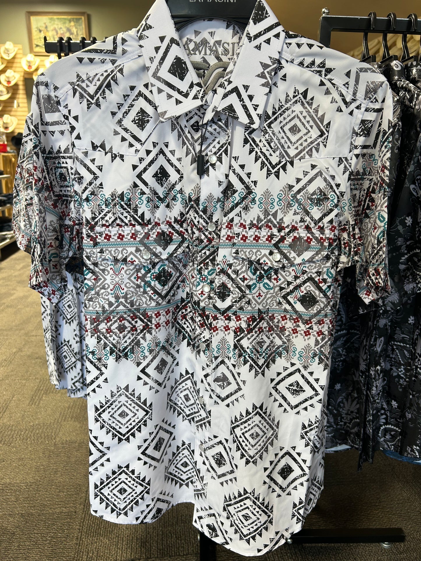 3951 LAM3039 Short Sleeve Casual Shirt