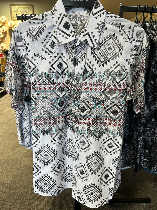 3951 LAM3039 Short Sleeve Casual Shirt