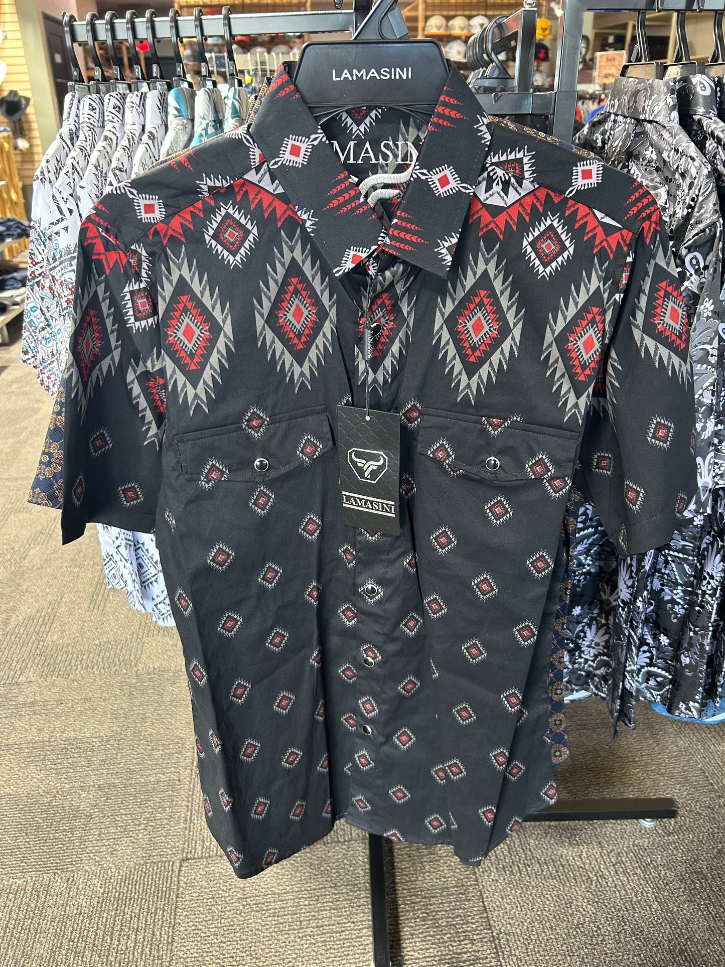 3532 LAM2001 Short Sleeve Casual Shirt