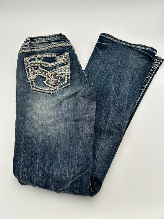 RA9321 Rebel Stitch Bootcut Jean — Rock In LA