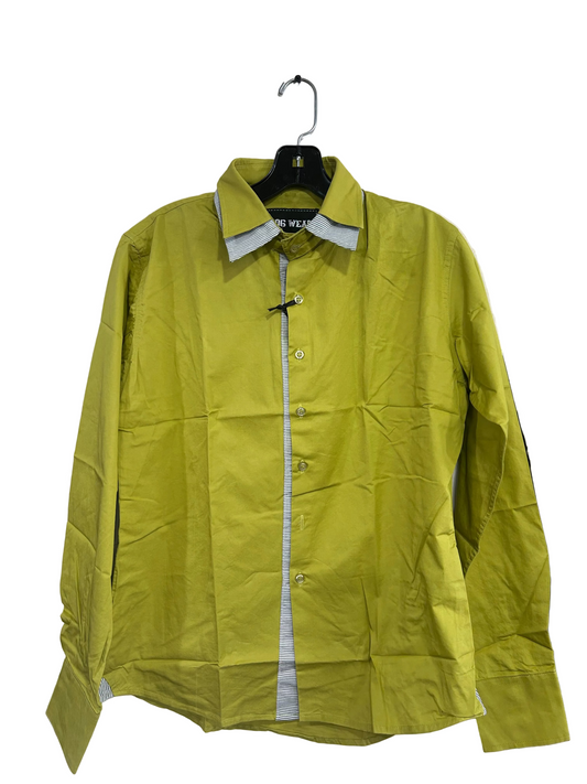 VJ-125 Mens Long Sleeve Shirt Green