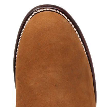50B6350 Low Shaft Round Toe Suede Chedron — Los Altos Boots