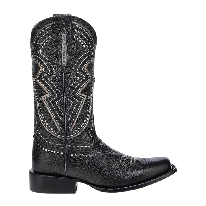 CU991 LD BLACK LASER & STUDS & WOVEN
