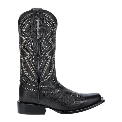 CU991 LD BLACK LASER & STUDS & WOVEN