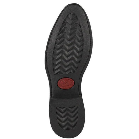 525405 Mens Michel Work Boots & Rubber Sole Black — Los Altos Boots