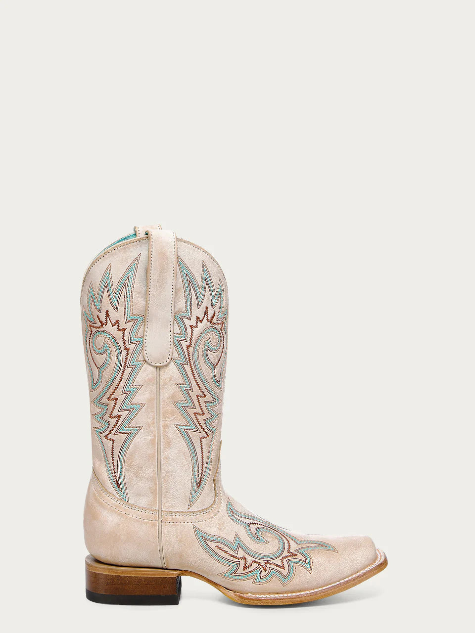 Z5444 LD Straw Flames Embroidery SQ. Toe