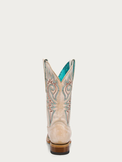 Z5444 LD Straw Flames Embroidery SQ. Toe
