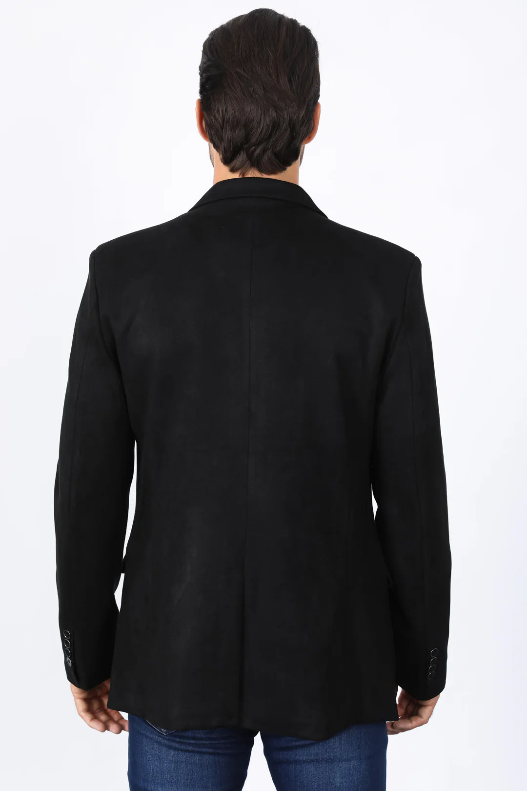 BLZ8387 Black Solid Blazer