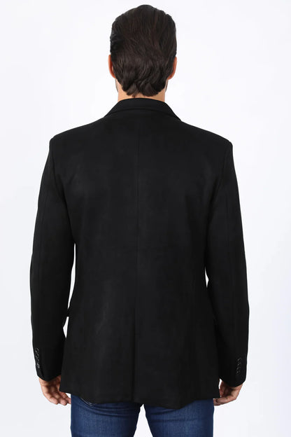 BLZ8387 Black Solid Blazer