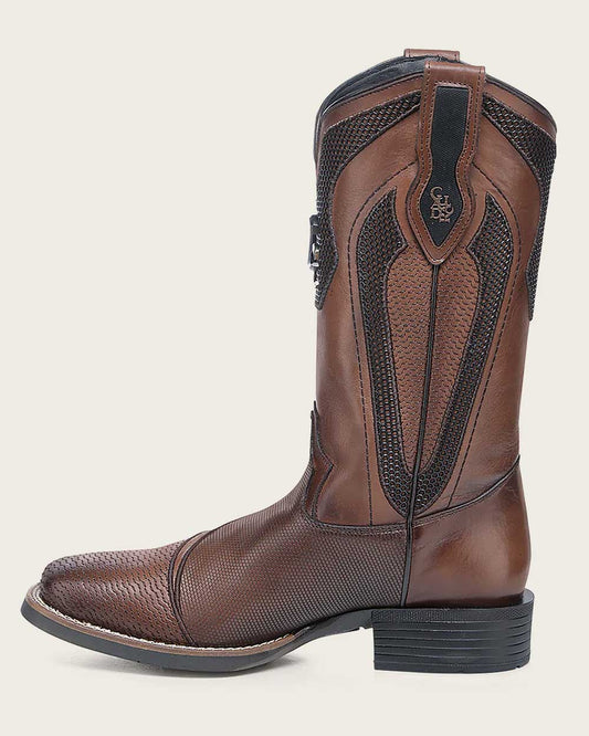 CU986 Honey Embroidery & Laser SQ. Toe