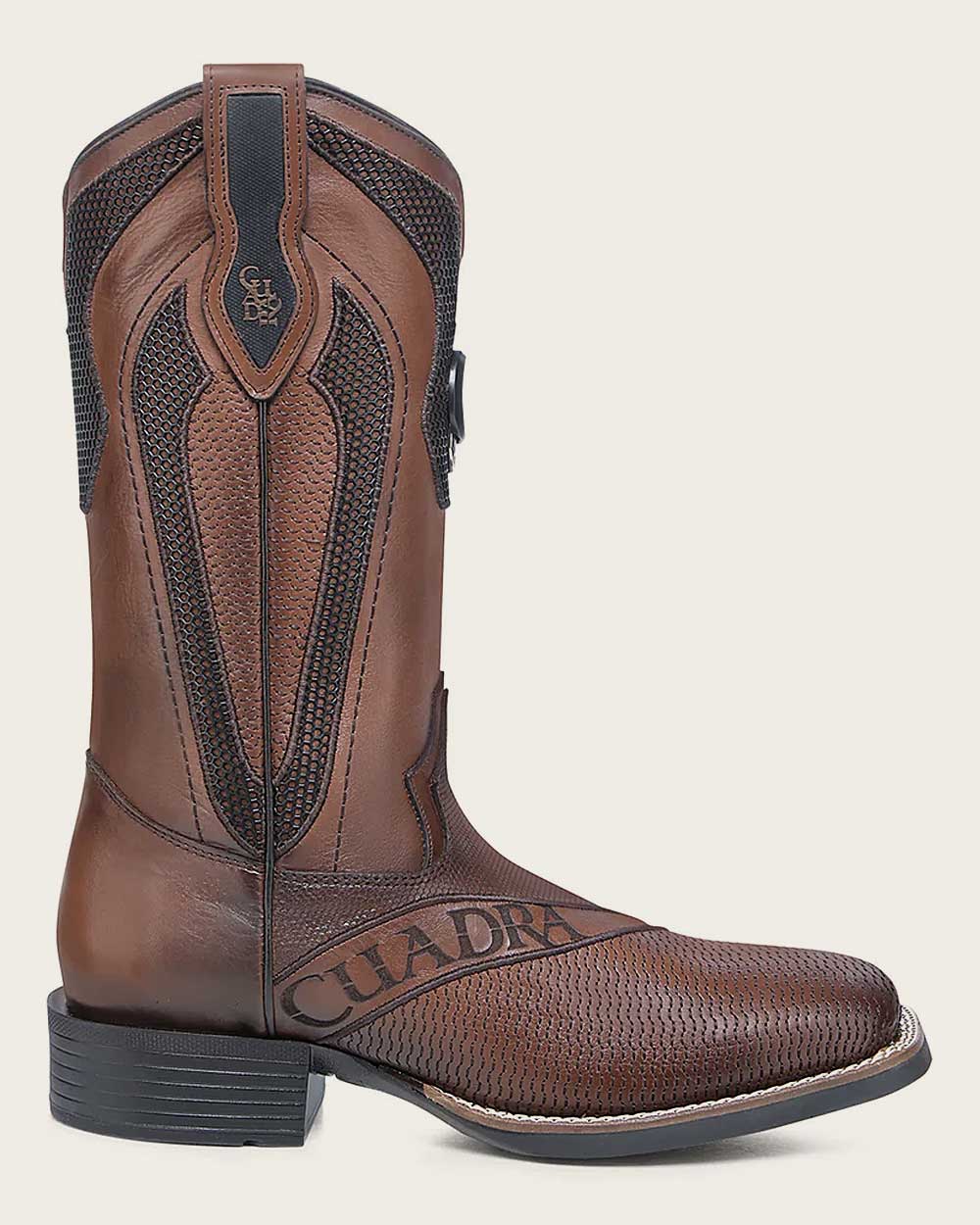 CU986 Honey Embroidery & Laser SQ. Toe